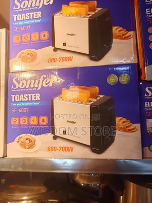 Sonifer Sf-6007, a 2-Slice Electric Bread Toaster.