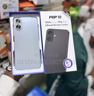 New Tecno Pop 10 128 GB Silver