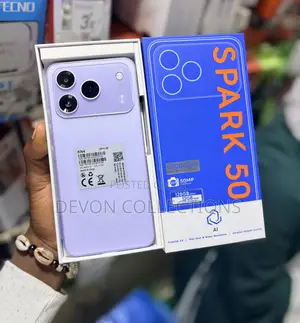 New Tecno Spark 50 128 GB Purple