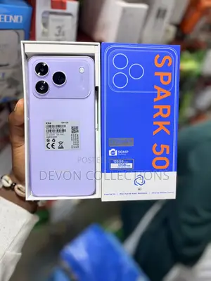 New Tecno Spark 50 128 GB Purple