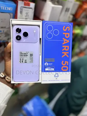 New Tecno Spark 50 128 GB Purple