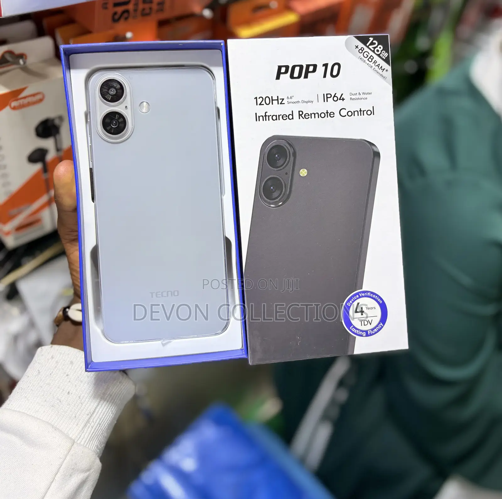 New Tecno Pop 10 128 GB White