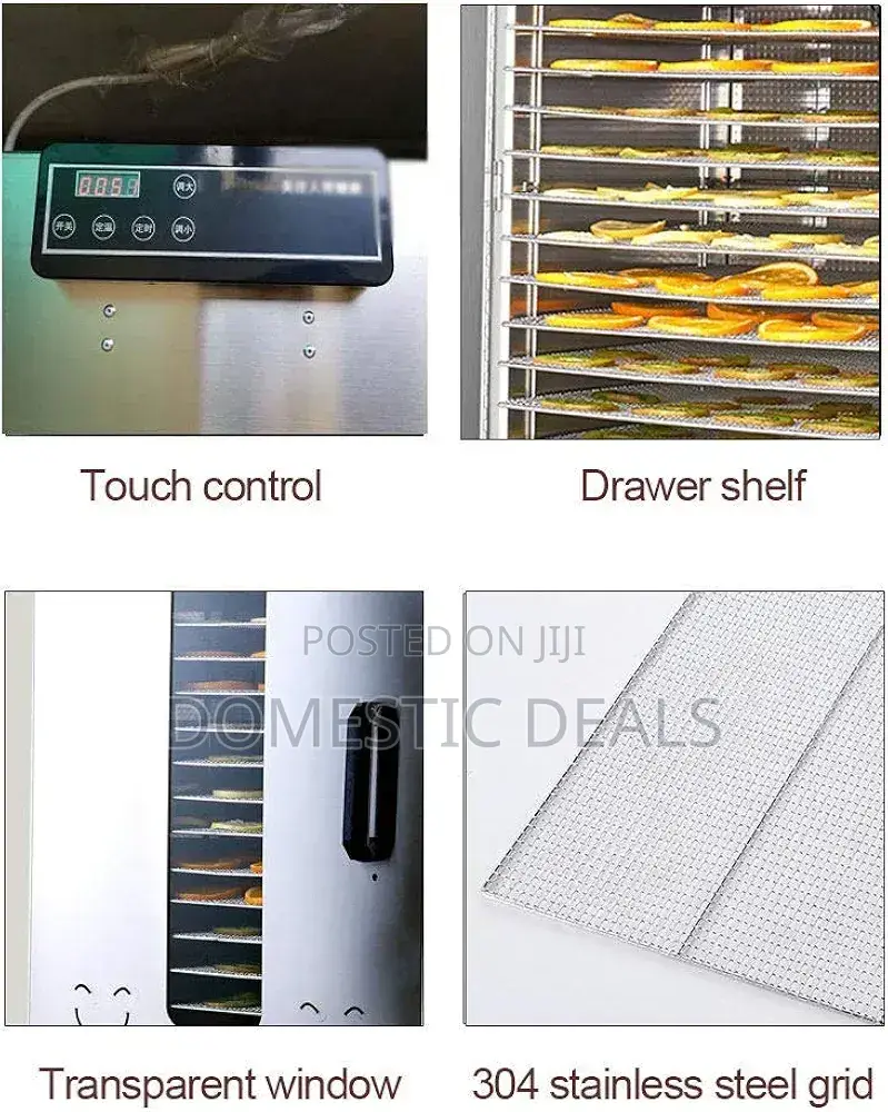 18 Layers Food Dehydrator Dryer 1500w