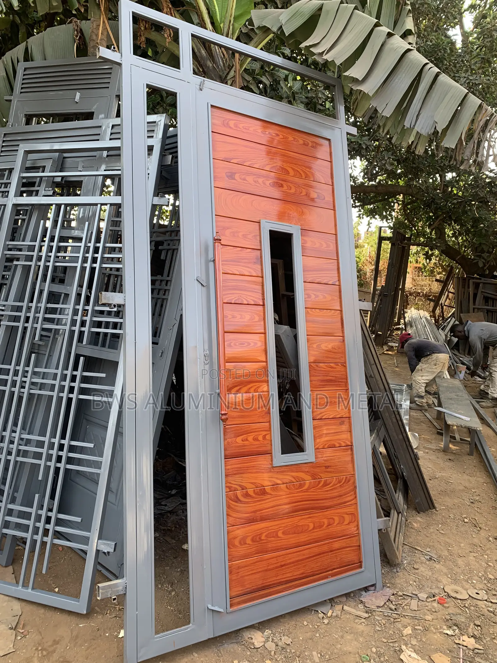 Backdoor in Mahogany Design