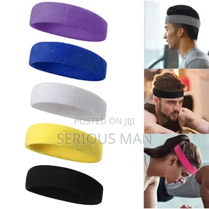 Sports Sweatbands And Hair Headbands 12 Pieces .