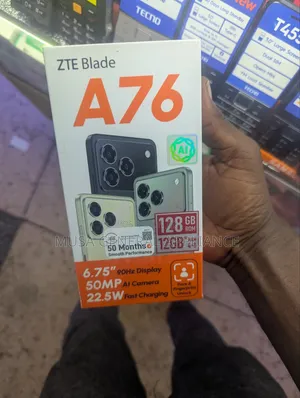 New ZTE Blade A76 5G 128 GB Black