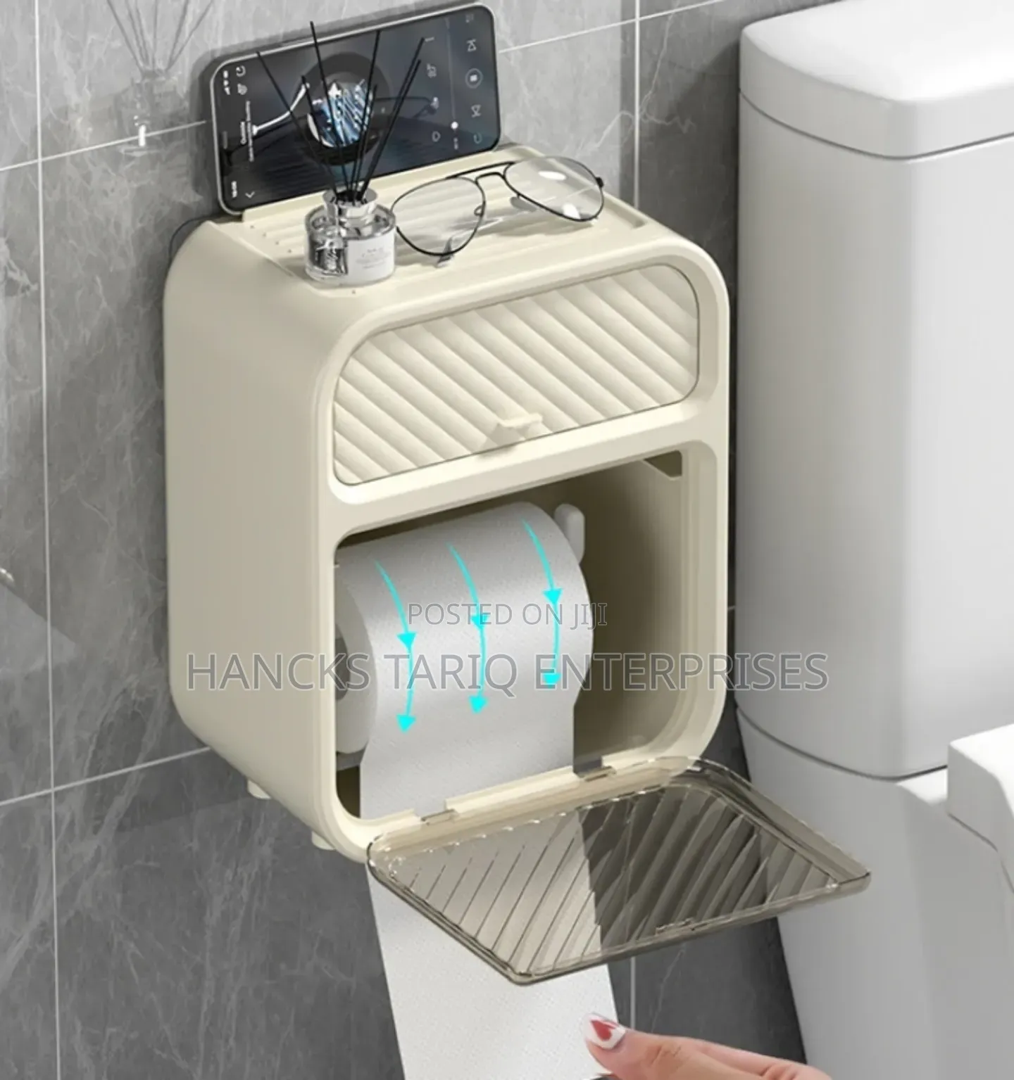 Multifunctional Wall-mounted Bathroom Organizer