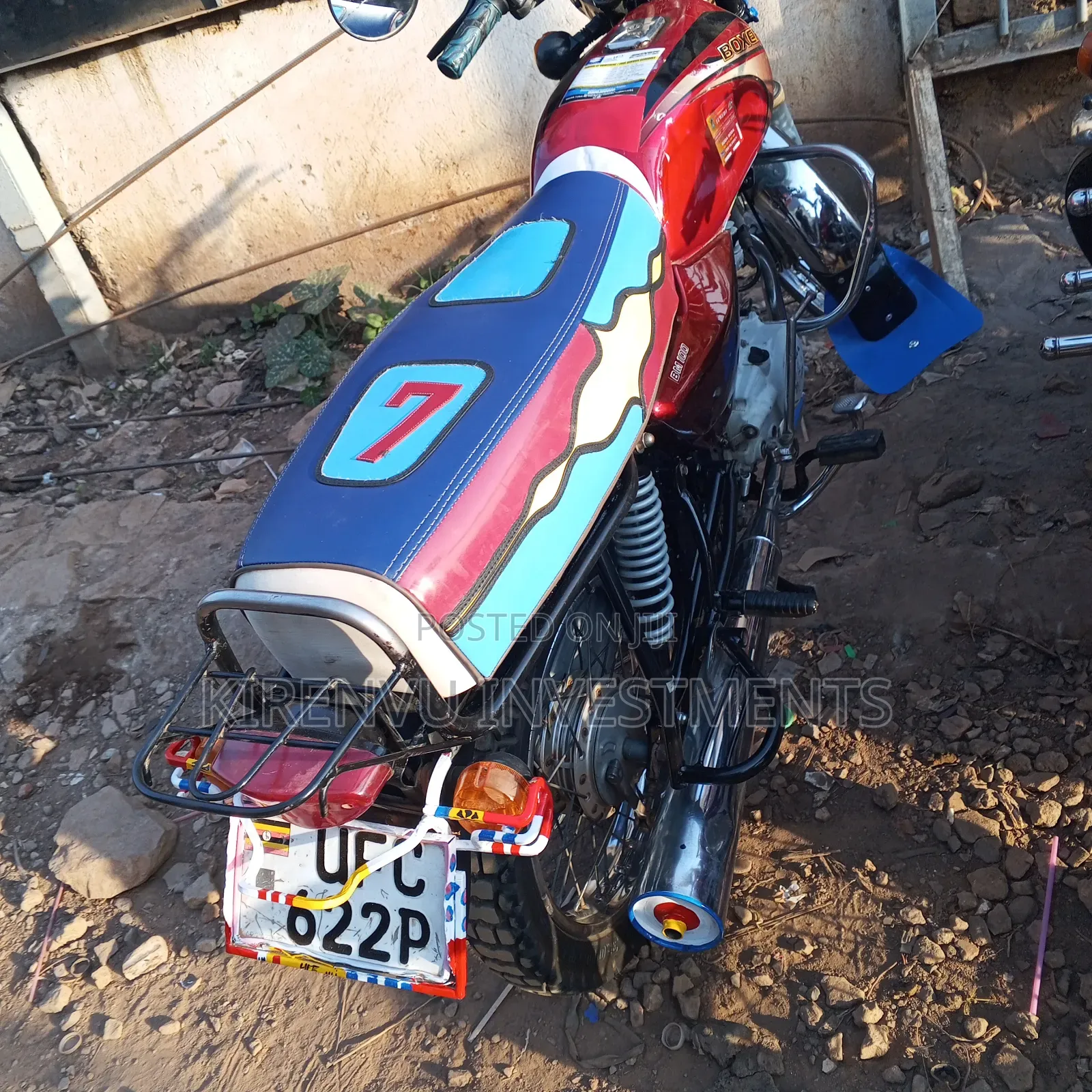 Bajaj Boxer 100 2018 Red