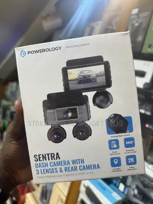 Powerology Sentra Dash Camera With 3lenses Rear Camera