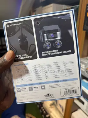 Powerology Sentra Dash Camera With 3lenses Rear Camera
