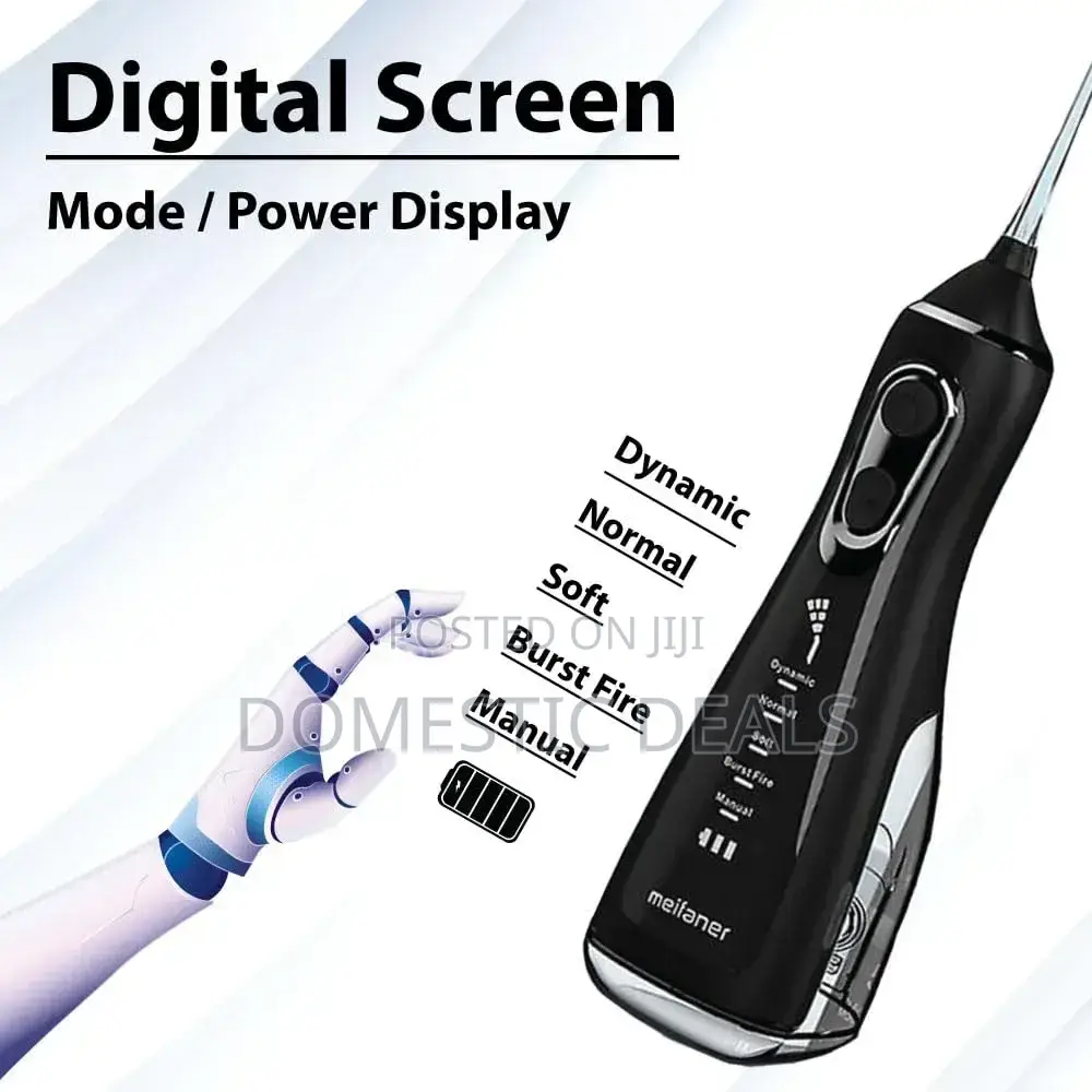 Portable Cordless Water Flosser for Teeth Cleaning