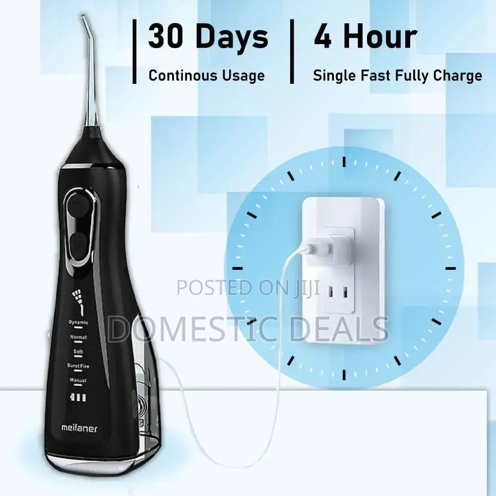 Portable Cordless Water Flosser for Teeth Cleaning