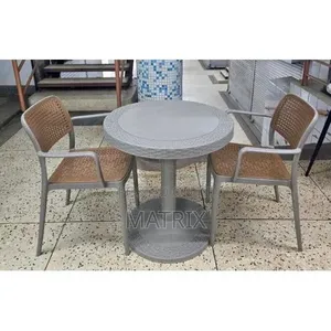 Multipurpose Plastic 2 Chairs and Table