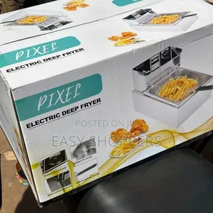 Pixel Electric Deep Fryer 6-Liter for Commercial or Home Use.