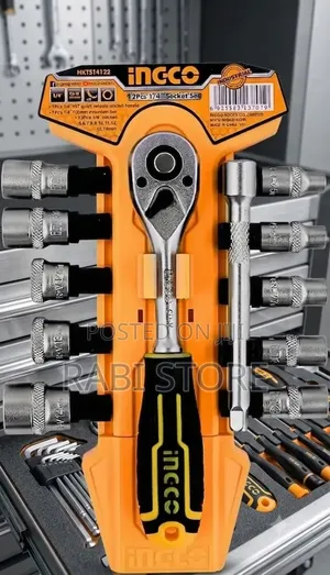 12 PCS 1/4" Socket Set Ingco