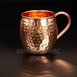 Premium Hammered Copper Moscow Mule Cocktail Mug