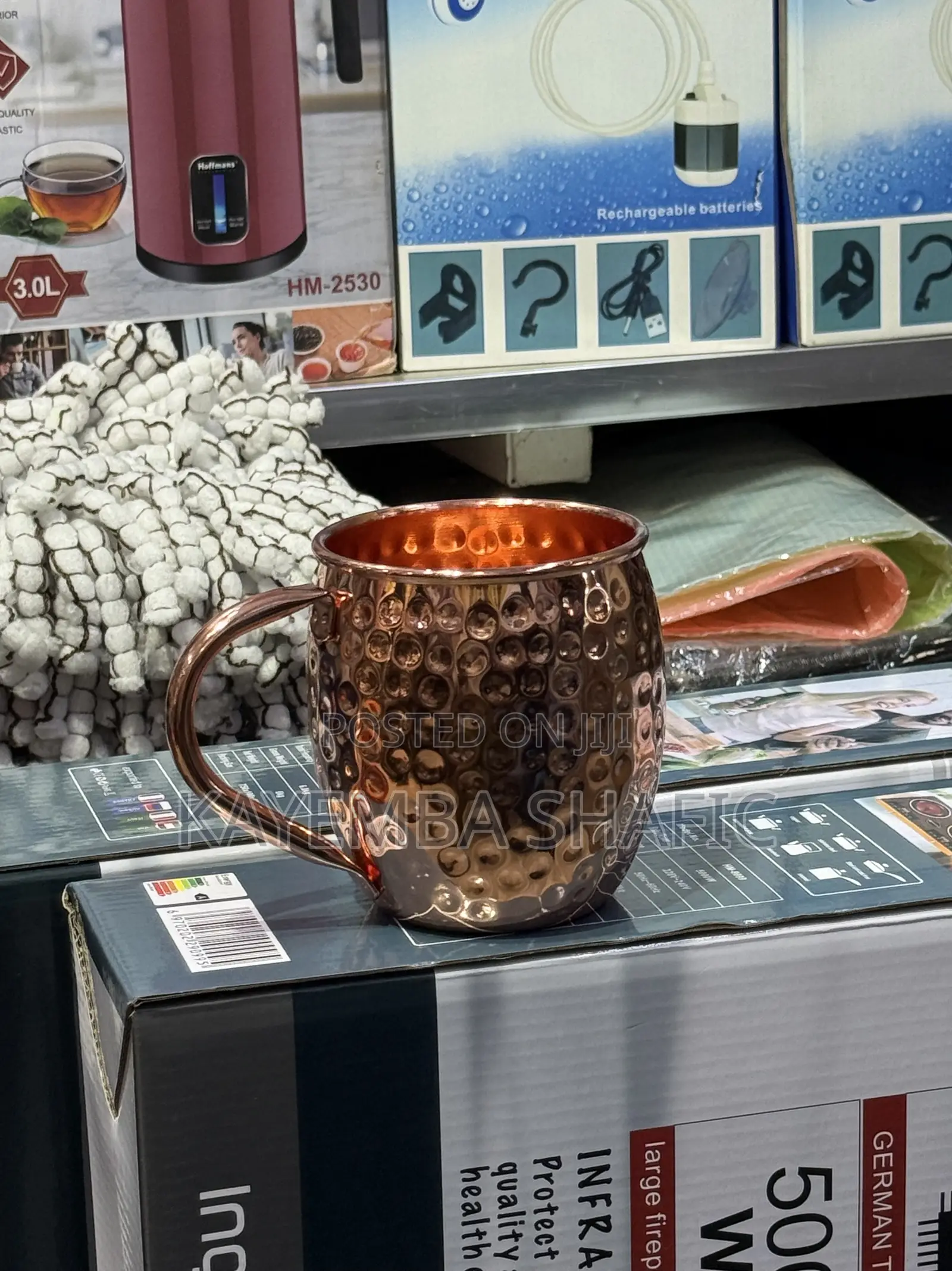 Premium Hammered Copper Moscow Mule Cocktail Mug