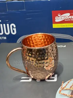 Premium Hammered Copper Moscow Mule Cocktail Mug