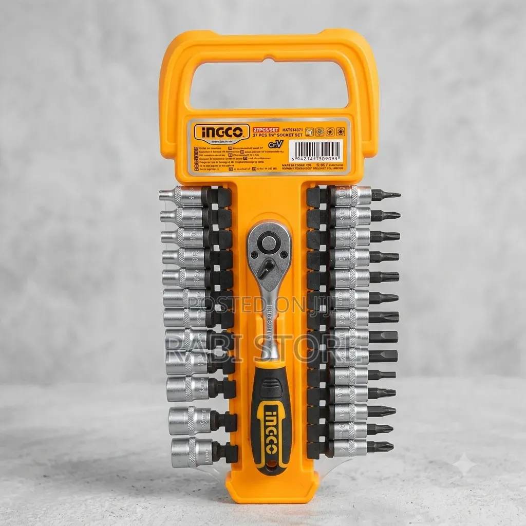 27pcs 1/4 Socket Set