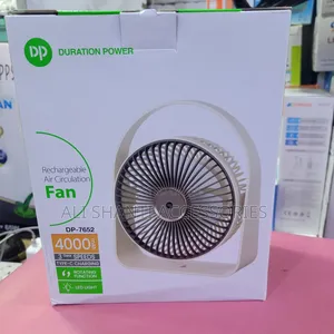 Rechargeable Air Circulation Table Fan With 4000mah