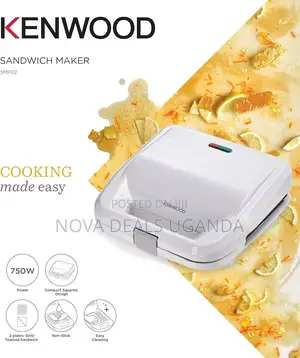 Kenwood 2-in-1 Sandwich Maker With 2 Sets of Non Stick Grill Plates