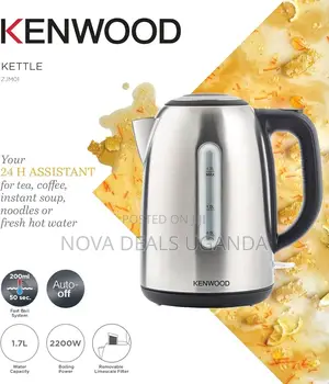 Kenwood Stainless Steel Electric Kettle 1.7l 2200w With Mesh Filter