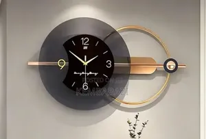 Modern Large Metal Wall Clock 30-31 Inch