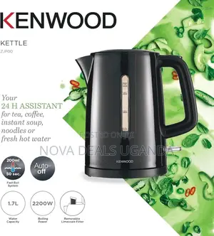 1.7l Kenwood Cordless Electric Kettle 2200w With Auto Shut-Off -Black