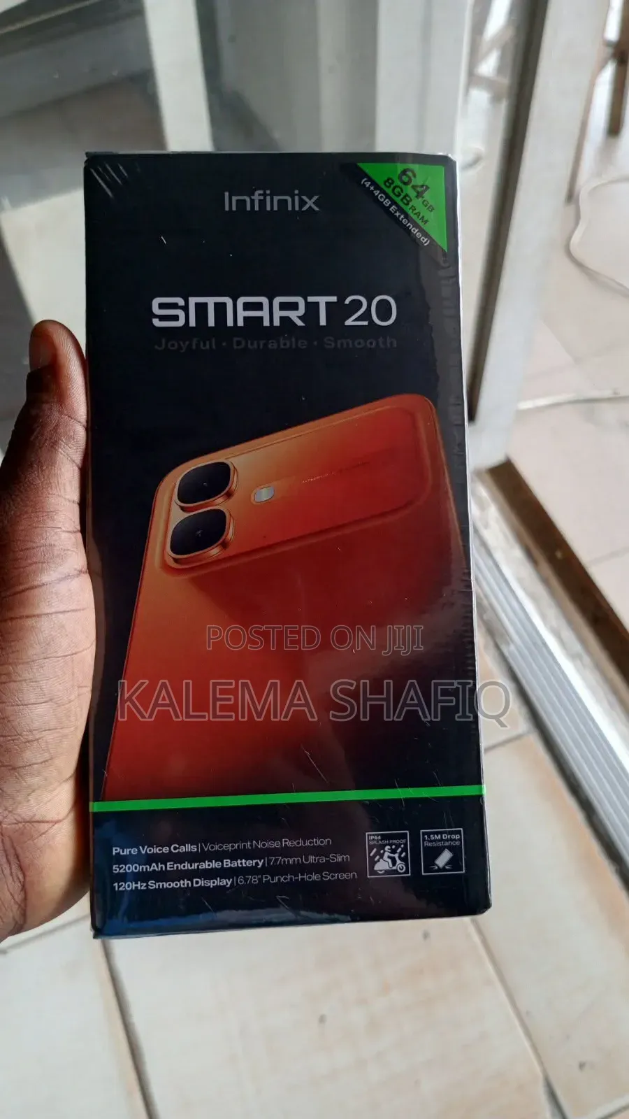 New Infinix Smart 20 64 GB Black