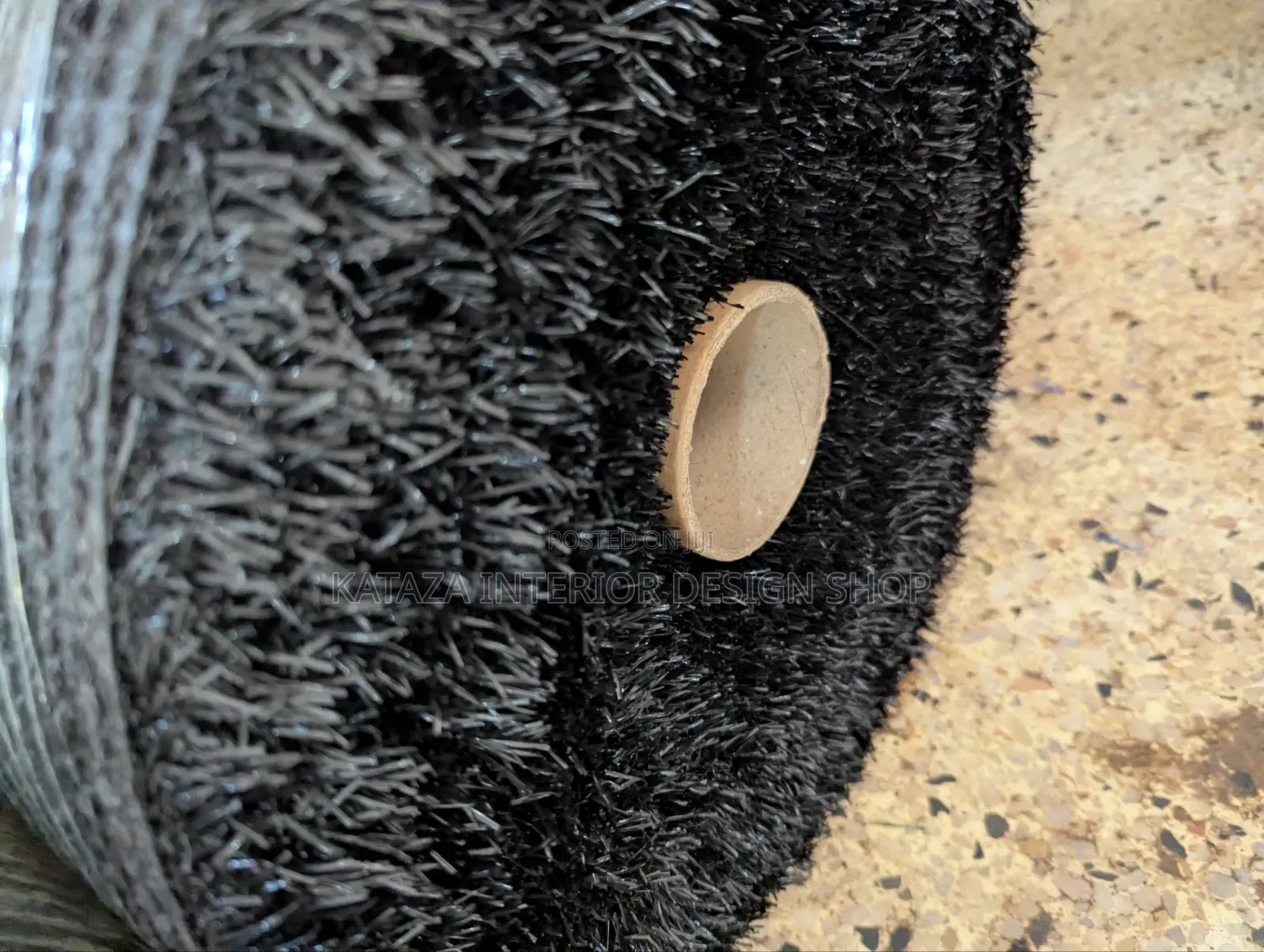 Friendly Blackish Grass Carpet