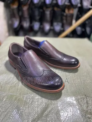 Men's Oxford- Coffee Brown Branded by Clarcks