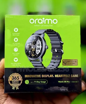 Brand New Oraimo Watch 5r Pro Amoled Screen Wirelesscalling Smartwatch