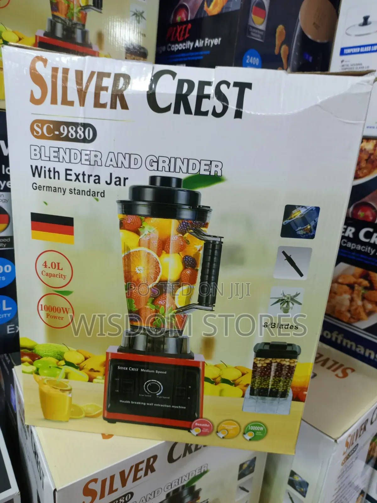 4.0l Silver Crest With Extra Jar Blender