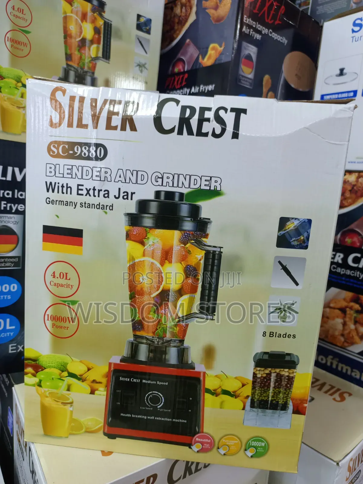 4.0l Silver Crest With Extra Jar Blender