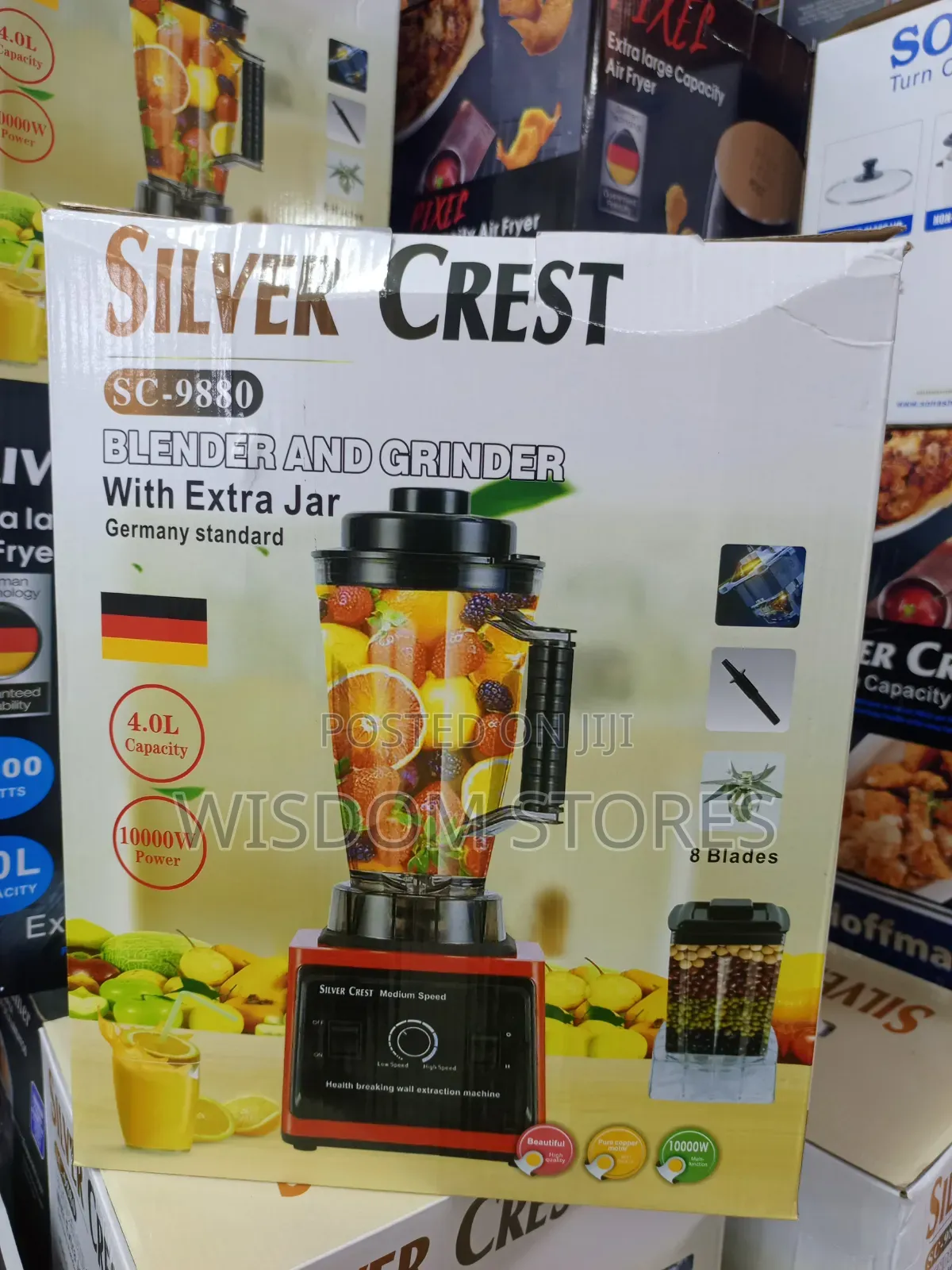 4.0l Silver Crest With Extra Jar Blender