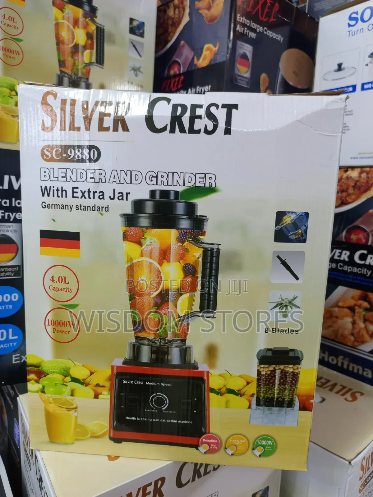4.0l Silver Crest With Extra Jar Blender