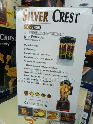 4.0l Silver Crest With Extra Jar Blender