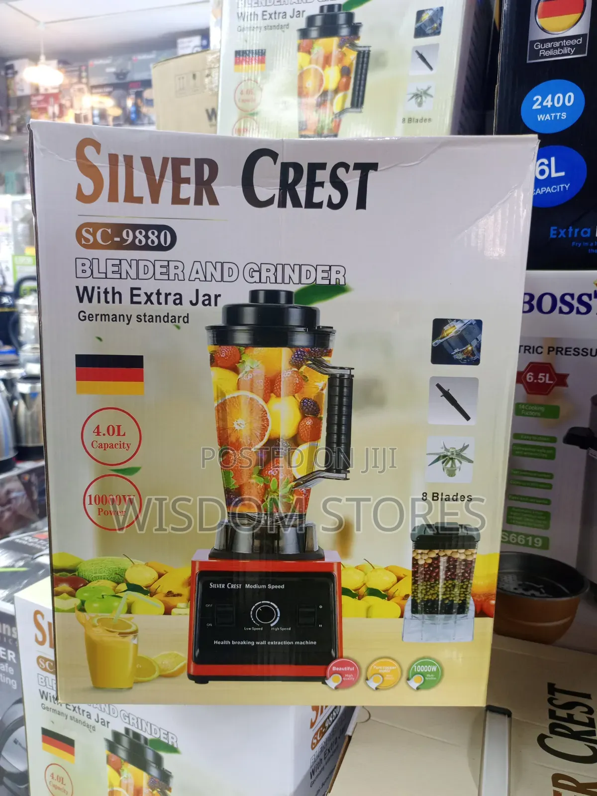 4.0l Silver Crest With Extra Jar Blender