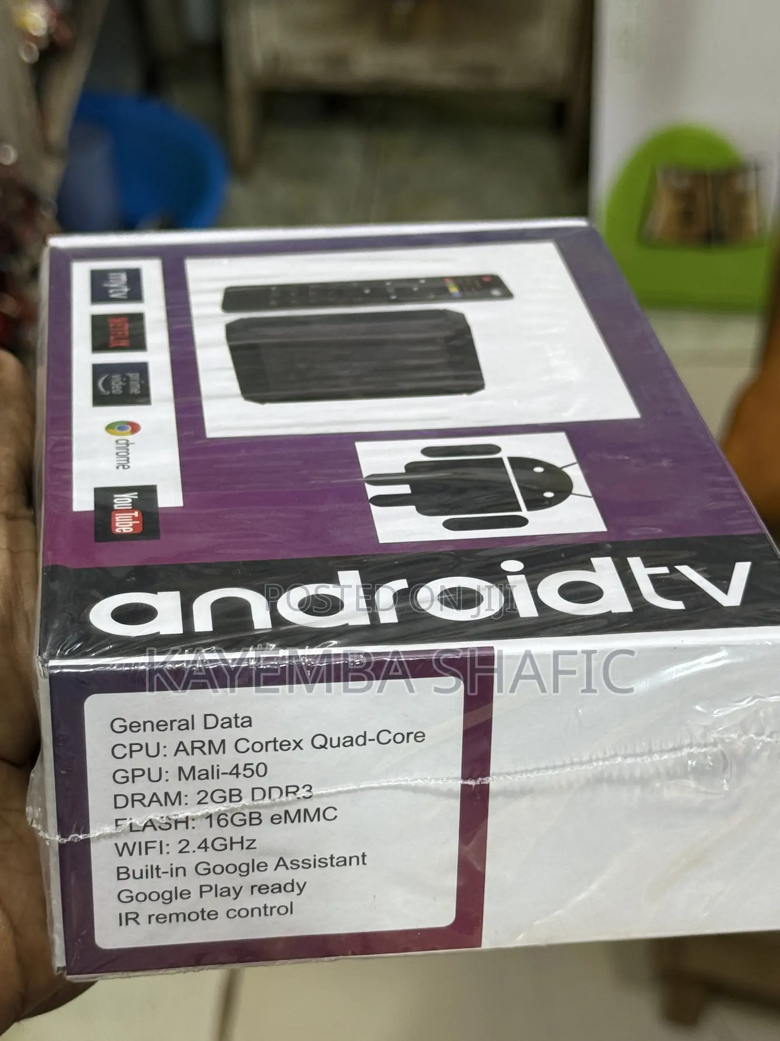 Android Tv Box Smart Media Player (With Iptv Mytv App Support)