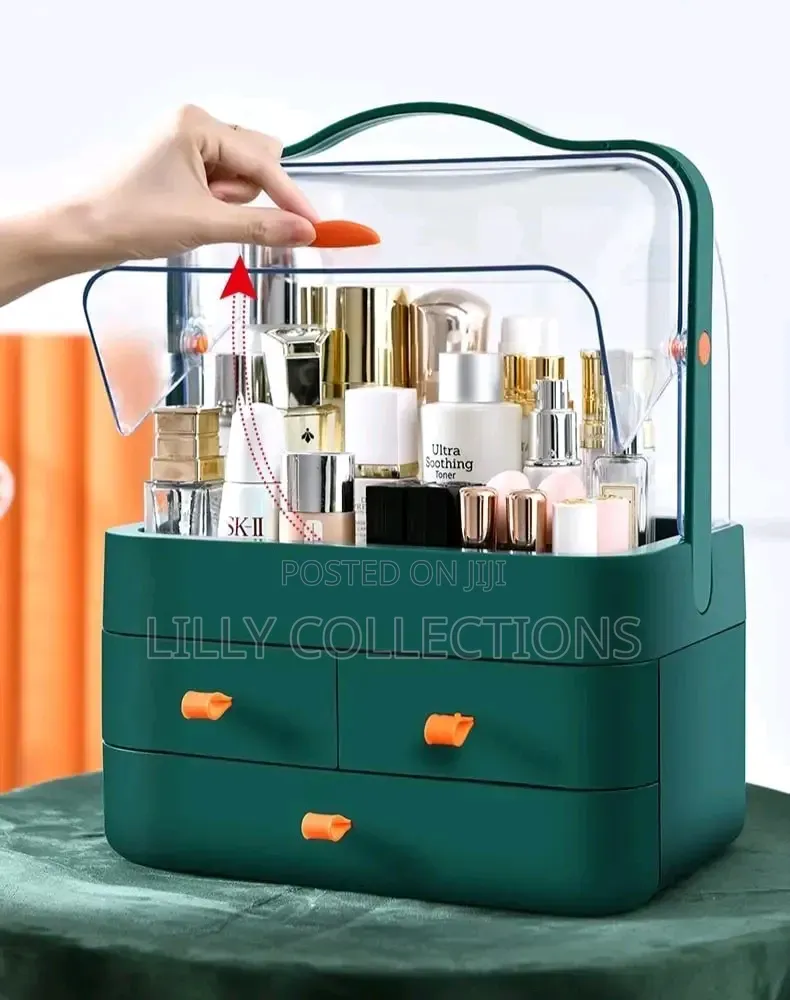 Transparent Makeup Storage