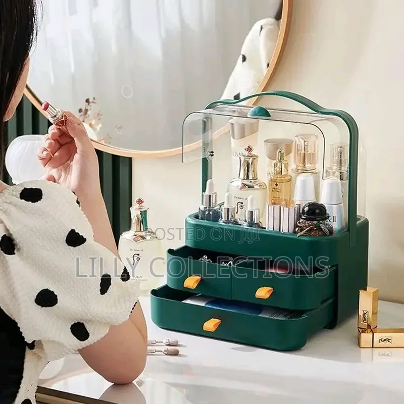 Transparent Makeup Storage