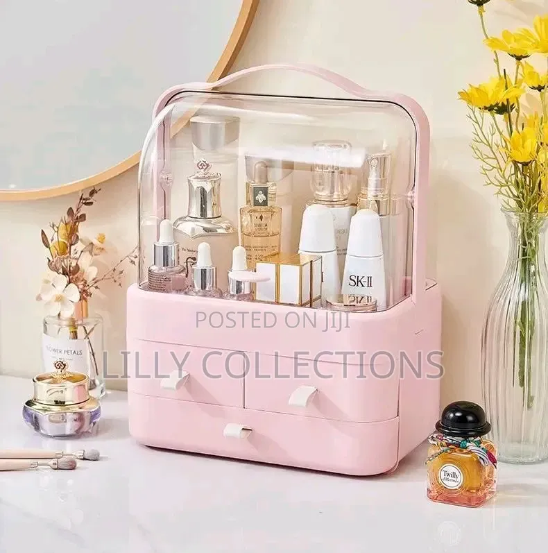 Transparent Makeup Storage