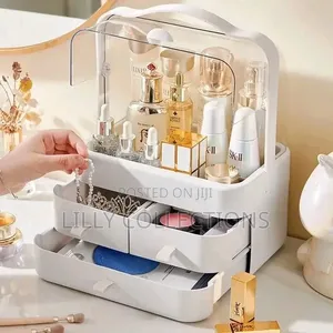 Transparent Makeup Storage