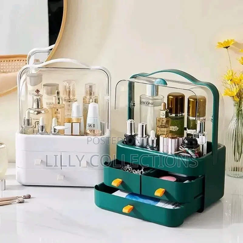 Transparent Makeup Storage