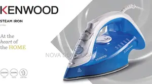 Kenwood Steam Iron 2200w With Ceramic Soleplate, Anti-Drip, Anti-Calc