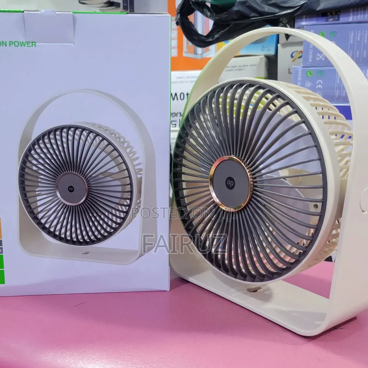 Rechargeable Table and Desktop Fan