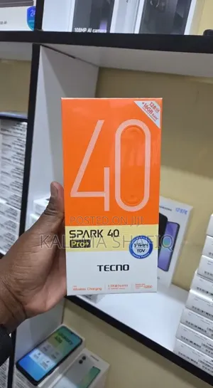 New Tecno Spark 40 Pro+ 128 GB White