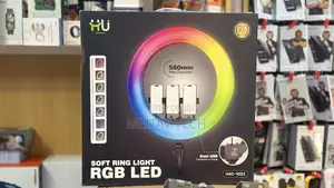 Hu Premium Ring Light 18 Inch With 3 Phone Stands