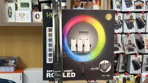 Hu Premium Ring Light 18 Inch With 3 Phone Stands