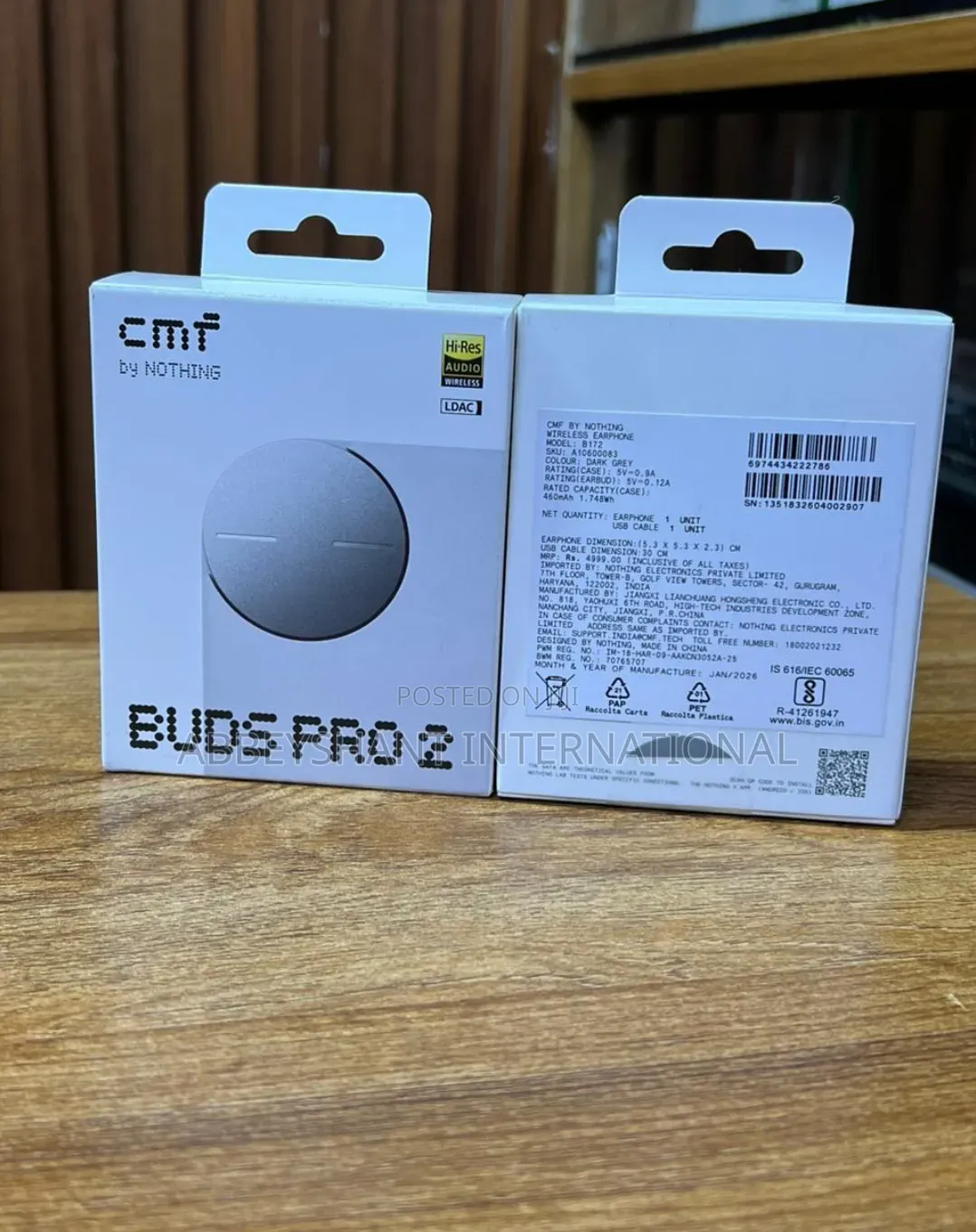 CMF by Nothing Buds Pro 2 Wireless Earbuds,
